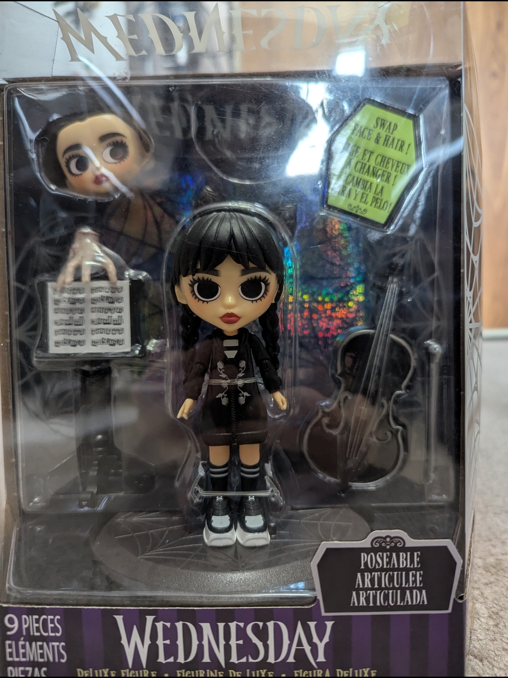 Wednesday Addams Poseable Doll